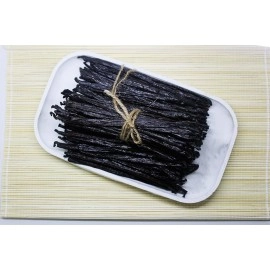 ESSENCE FOOD & BEVERAGE 50 Extra Large Vanilla Beans Grade A - NON-GMO Fresh Vanilla Bean pods, 6-9 Inches Vanilla Bean, Vanilla Beans For Making Vanilla Extract Grade A