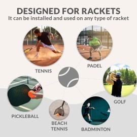 Palbea Extra Sticky Padel Grip - White Padel Overgrips. Pack of 3 - High Sweat Absorption Padel Overgrip. Non-slip Grip Tape. Soft Padel Grip. Padel Accessories