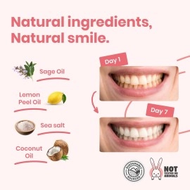 DrDent Professional Teeth Whitening Strips 7 Treatments - Safe for Enamel - Non Sensitive Teeth Whitening - Whitening without Any Harm - Pack of 14 Strips + Mouth Opener Included