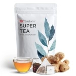 NESTLADY Brown Sugar Ginger Herbal Tea with Longan, Mulberry & Rose - 18 Bags (180g, 10g/bag)