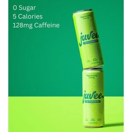 Juvee Energy Drink 0 Sugar 5 Calories (Pack of 12) (KIWI STRAWBERRY)