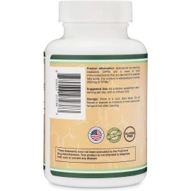 Double Wood Supplements SPM Max (Specialized Pro-Resolving Mediators) 120 Softgels, 500mg (Only Product Standardized and Third Party Tested to Contain Active SPMs, Check The Fact Panel) by