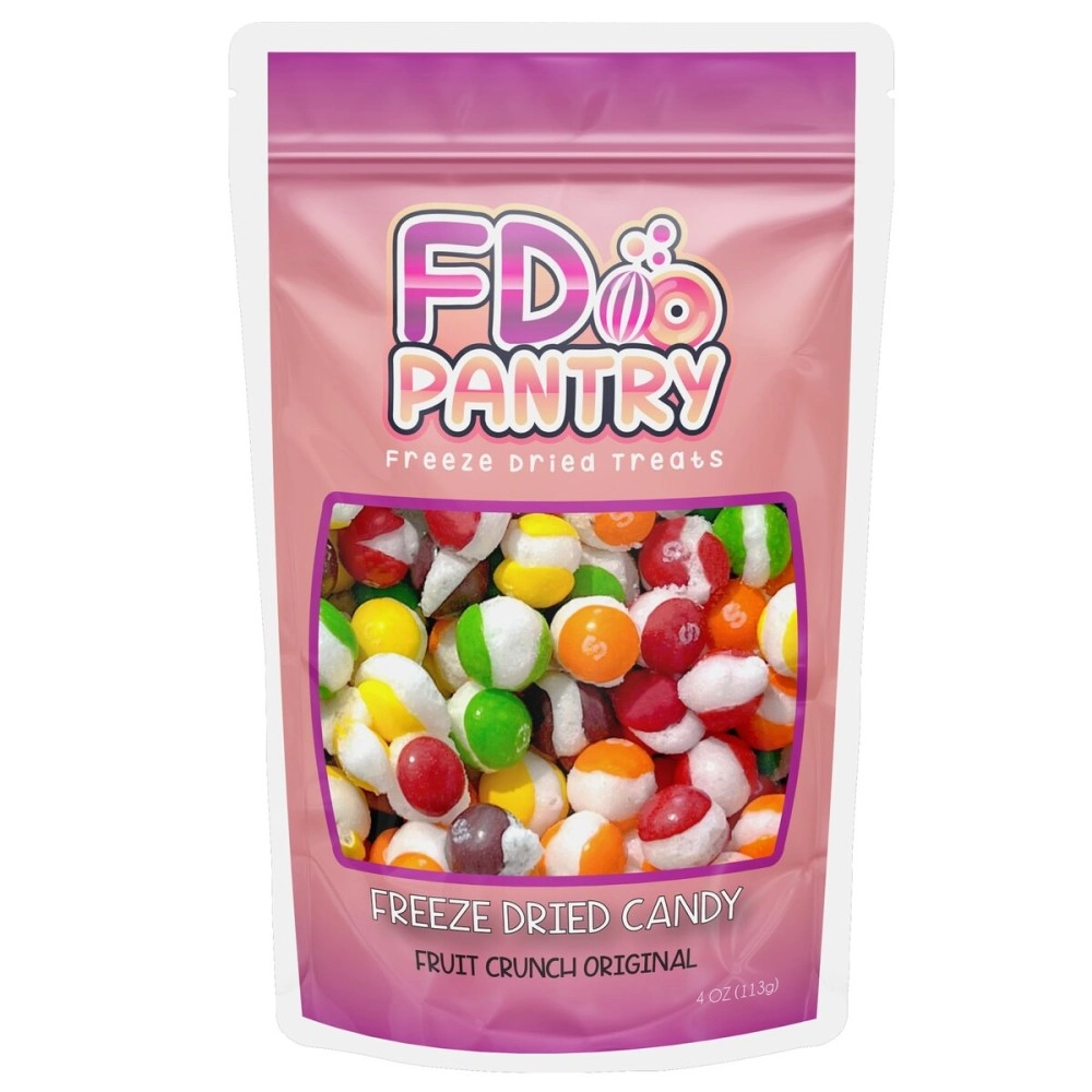 FD Pantry Freeze Dried Fruit Crunch Candy (Original, 4 oz)