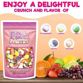 FD Pantry Freeze Dried Fruit Crunch Candy (Sour, 4 oz)