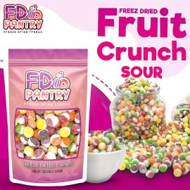 FD Pantry Freeze Dried Fruit Crunch Candy (Sour, 4 oz)