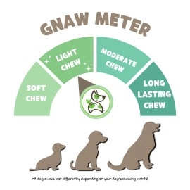 Nature Gnaws USA Turkey Tendons for Dogs - Premium Natural Chew Treats for Dogs - Delicious Reward Snack for Small Medium & Large Dogs - Made in The USA