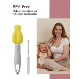 Momcozy Cleaning Brush Kit Compatible with Momcozy Wearable Breast Pump. Original M5 Replacement Accessories, 1 Pack