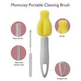 Momcozy Cleaning Brush Kit Compatible with Momcozy Wearable Breast Pump. Original M5 Replacement Accessories, 1 Pack