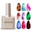 MAYCHAO Clear Blooming Gel, 15ml Soak Off Nail Lamp Gel Nail Polish Glossy Finish Long Lasting for Home Nail DIY Manicure, 0.5 OZ