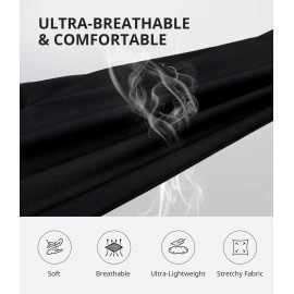 ARISEE Anti UV Gloves for Nail Lamp,UPF50+ UV Protection Gloves for Manicures Nail Art,Fingerless Gloves for Women-Black