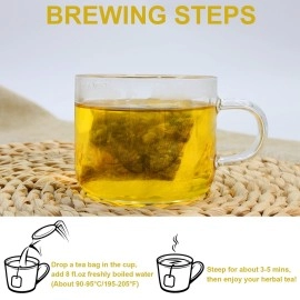 TEARELAE - Chrysanthemum Cassia Seed Tea - 4g x 40 Count - Burdock Root, Goji Berry, Honeysuckle, Osmanthus - Combination Herbal Tea Bag