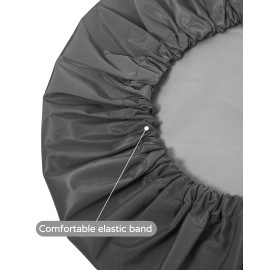 Aquior Shower Caps, Reusable Shower Cap for Women, Double Layer Waterproof Hair Cap, Large Size for All Hair Lengths,for Girls Spa Home Salon Use (Black)