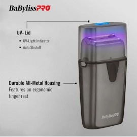 BaBylissPRO UVFOIL Double Foil UV-Disinfecting Metal Shaver
