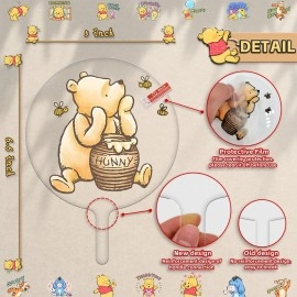 Thcbme Winnie Cake Topper Welcome Baby Acrylic 5inch Cake Toppers Cupcake Toppers Classic The Pooh Baby Shower Decorations Winnie Birthday Party Supplies