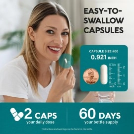 GABA L-Theanine - Stress Relief Supplement 900mg - Made in USA - Magnesium | Vitamin B6 - Natural Calm | Sleep | Relaxation | Mood Support - 750 mg Gamma AminoButyric Acid - 120 Vegan Non-GMO Capsules