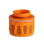 GRAYL - GeoPress Replacement Cartridge Water Filter Bottle Replacement Filter, Orange - Compatible with One-Way Valve