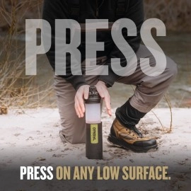 GRAYL - GeoPress Replacement Cartridge Water Filter Bottle Replacement Filter, Orange - Compatible with One-Way Valve