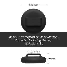 2 Pack Airtag Cat Collar Breakaway with Bell,Reflective Kitten Collar with Apple Airtag Cat Collar Holder,Adjustable 7-12In,Safety Buckle for Girl Boy Cats,Pet Supplies,Accessories,Gifts (Black)