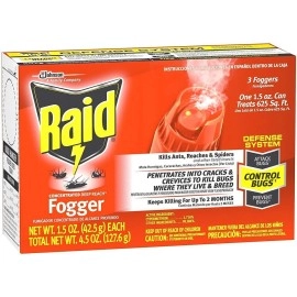 Raid Deep Reach Fogger 4.5 Ounce (Pack of 3)