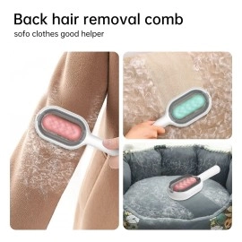 Petgravity Cat Cleaning Brush Self Cleaning Slicker Brushes for Dogs Cats Pet Grooming Brush Tool Gently Removes Loose Undercoat Mats Tangled Hair Brush with Water Tank for Pet Massage (LongHaired