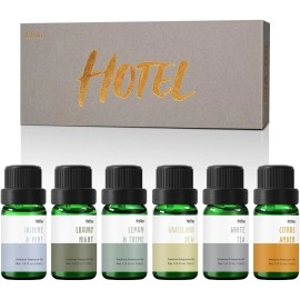 MitFlor Hotel Fragrance Oil Set, Scented Essential Oils, Aromatherapy Oils, 6 * 10ml