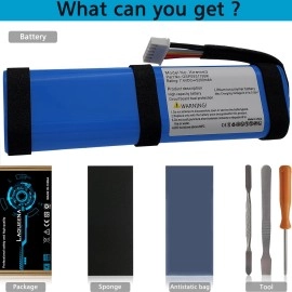 LAQUEENA GSP0931199K 5200mAh Battery Compatible with JBL Xtreme 3 Waterproof Bluetooth Speaker with Tools Battery Part NO Xtreme3