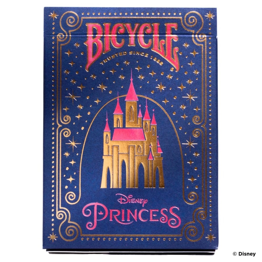 Bicycle - Set of 54 Playing Cards - Ultimates Collection - Disney Princess - Magic/Magic Card - Pink and Blue