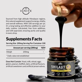 MBDH Wellness Himalayan Shilajit Resin | 100% Pure Himalayan Shilajit sourced from high altitudes (~18000 ft) (Pack of 1)
