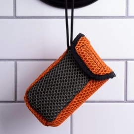 Duke Cannon Tactical Soap Pouch Holder & Scrubber + Lump of Coal Soap Bar