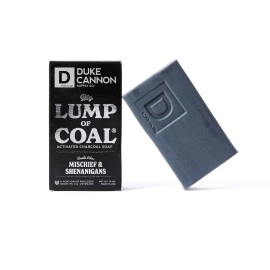 Duke Cannon Tactical Soap Pouch Holder & Scrubber + Lump of Coal Soap Bar