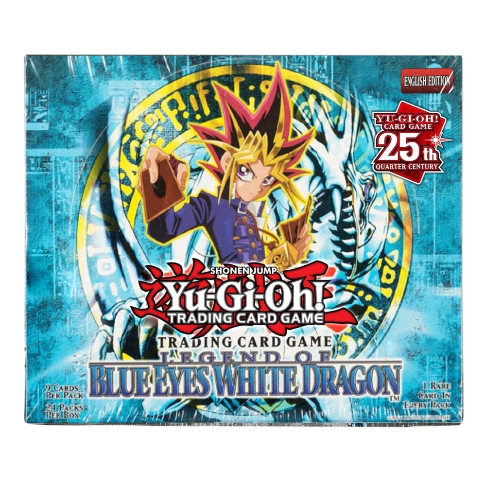 Konami Yu-Gi-Oh! TCG: Blue Eyes White Dragon Booster Box (25th Anniversary Edition)