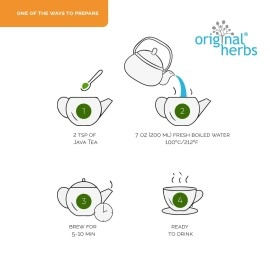 Original Herbs JAVA TEA,ORTOSIPHONIS STAMINEI FOLIA | Herbal Tea - Wild Crafted Tea - 30g