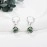 URONE Green Emerald Dangling Leverback Earrings for Women 925 Sterling Sliver Filigree Drop Earrings Green Emerald Jewelry Gifts for Women Girl, not known