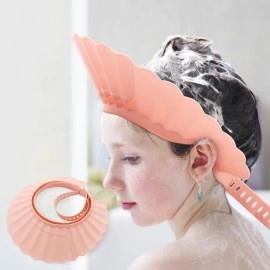 UMUACCAN Baby Shower Cap, Pink Bathing Cap Bath Ha..