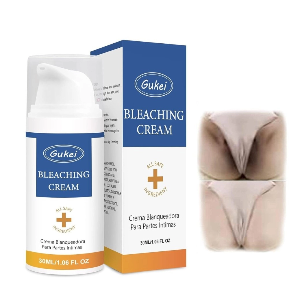 Gukei Intimate Areas Skin Lightening Cream Skin Bleaching Cream For Body Sensitive Intimate Area, Private Parts, Underarm, Knees, Elbows, Inner Thigh, Bikini Areas, Natural Skin Whitening Cream.