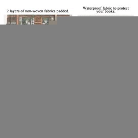 jepuyaya Book Sleeve, Book Sleeve with Zipper, Book Cover for Book Lovers, Pouch Book Covers, Book Sleeves, Paperback Book Covers6JB014