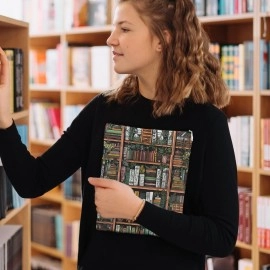 jepuyaya Book Sleeve, Book Sleeve with Zipper, Book Cover for Book Lovers, Pouch Book Covers, Book Sleeves, Paperback Book Covers6JB014