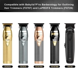 Cosyonall Trimmer Replacement Blade for BaByliss PRO Trimmer FX787 & FX726,DLC 2.0 Blades Compatible with BaByliss Barberology Trimmer Blades,Black