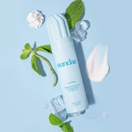 sundae Whipped Shower Foam Cool Mint Foaming Body Wash 8.9 fl oz, 265ml