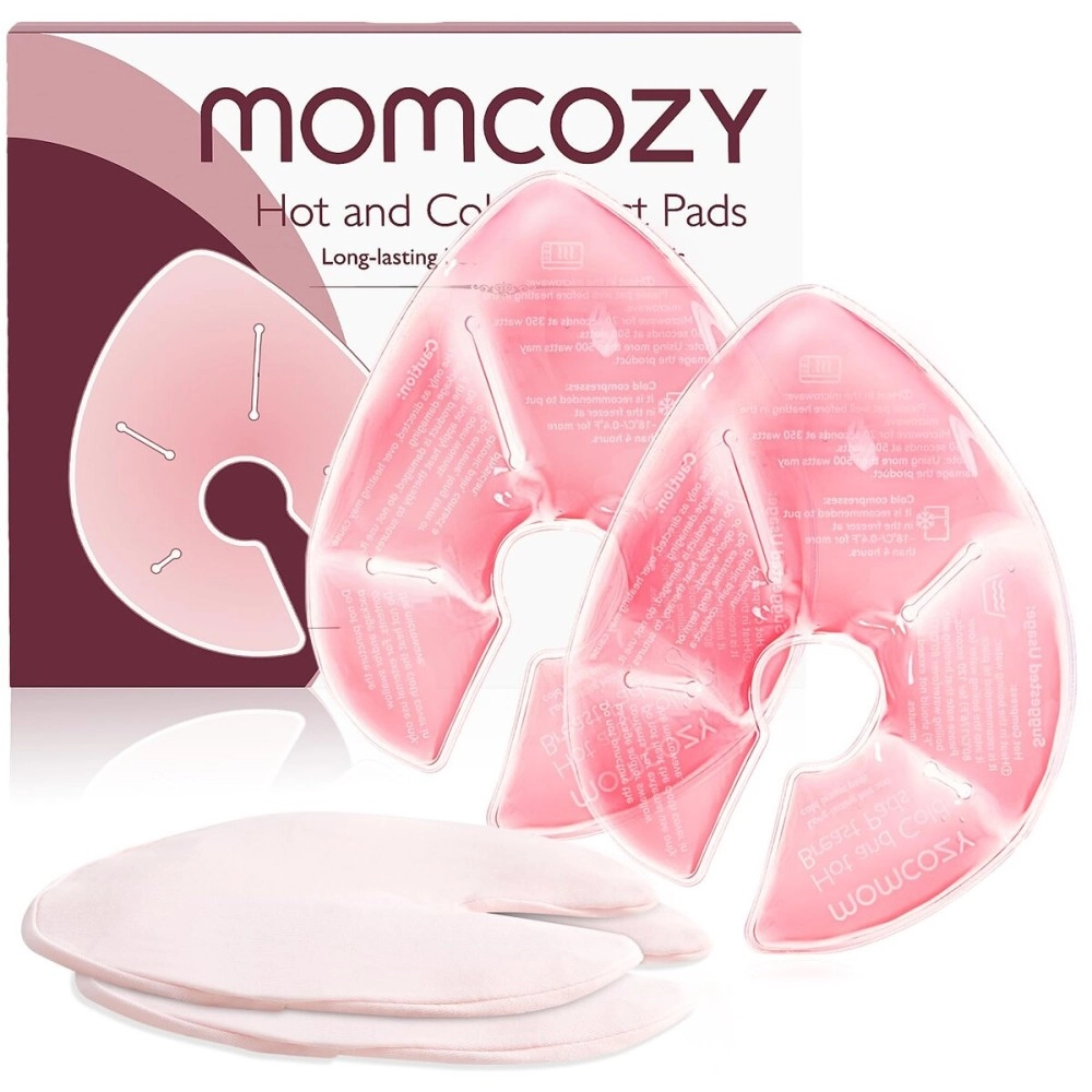 Momcozy Breast Therapy Packs, Hot and Cold Breast Pads, Pack Of 2
