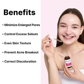 DearMYDEW 12% Niacinamide Serum with 1% Zinc PCA, Pore Minimizer for Face, Control Excess Oil and Sebum, Improve Uneven Skin Tone, Discoloration Correcting, Fast Absorbing, Korean Skincare, 1Fl Oz