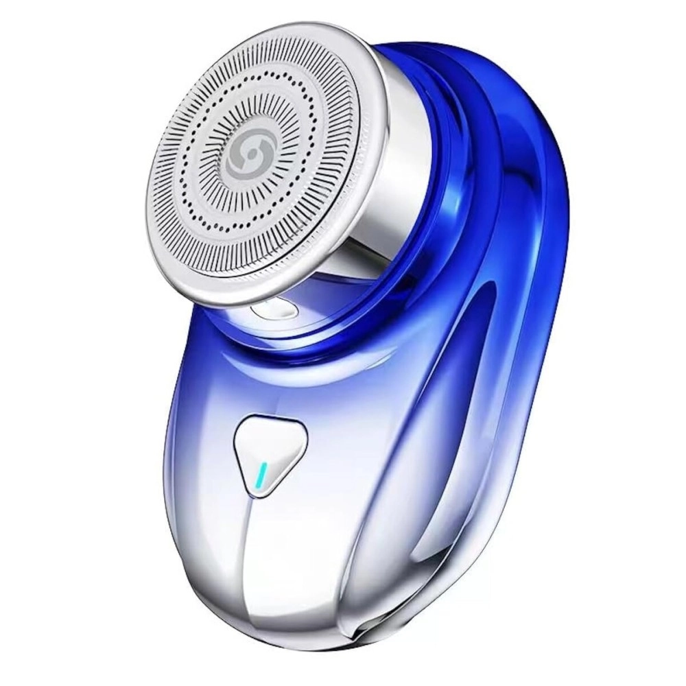 NiTa HyHy Mini Portable Shaver, 1-Button Electric Shaver for Men & Women, IPX7 Waterproof, Wet&Dry, German Technology, 60 Days Battery Life, Gradient Blue
