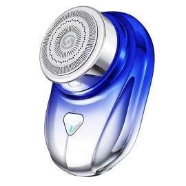 NiTa HyHy Mini Portable Shaver, 1-Button Electric Shaver for Men & Women, IPX7 Waterproof, Wet&Dry, German Technology, 60 Days Battery Life, Gradient Blue