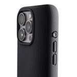 TineeOwl for iPhone 15 Pro Max Magnetic Case, Compatible with MagSafe, TPU, Minimalist, Slim/Thin and Grippy with Microfiber Lining, Rounded Action Button (Almost Black)