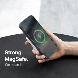 TineeOwl for iPhone 15 Pro Max Magnetic Case, Compatible with MagSafe, TPU, Minimalist, Slim/Thin and Grippy with Microfiber Lining, Rounded Action Button (Almost Black)