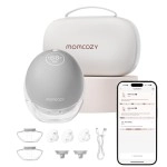 Momcozy Portable Breast Pump M9 with 24mm Flange, Electric Breast Pump Mobile Flow, Banana Yellow,1 Count