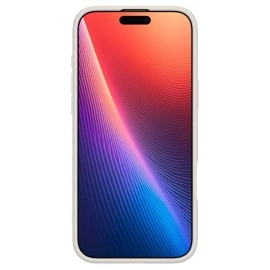 CYRILL Kajuk Mag Designed for iPhone 16 Pro Case Leather, Premium Vegan Leather Case for iPhone 16 Pro with [Shock-Absorbent] Bumpers [Compatible with MagSafe] - Cream