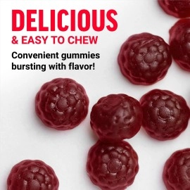 FORCE FACTOR Longjack Tongkat Ali Gummies, Tongkat Ali for Men to Support Male Vitality and Drive, 400mg Tongkat Ali with BioPerine, Mixed Berry Lemonade, 90 Gummies