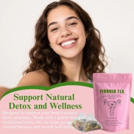 Siyolaherb Natural Fibroid Herbal Tea 2 Pack for Women Get Pregnant Fast and Uterus Cleanse, Fertility Tea for Women Hormone Balance