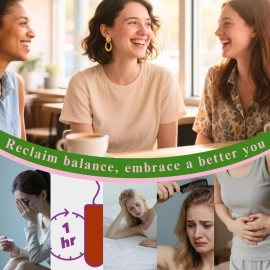 Siyolaherb Natural Fibroid Herbal Tea 2 Pack for Women Get Pregnant Fast and Uterus Cleanse, Fertility Tea for Women Hormone Balance